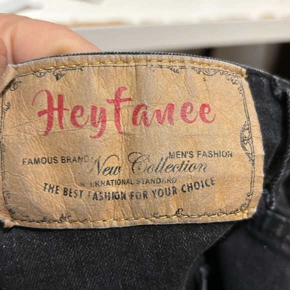 Men Size 34 Black Skinny Jeans - Picture 6 of 6